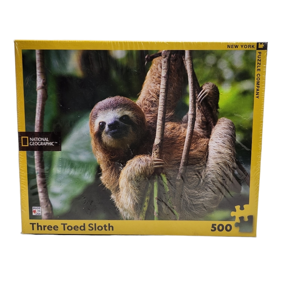 Sloth 500 Piece Puzzle National Geographic